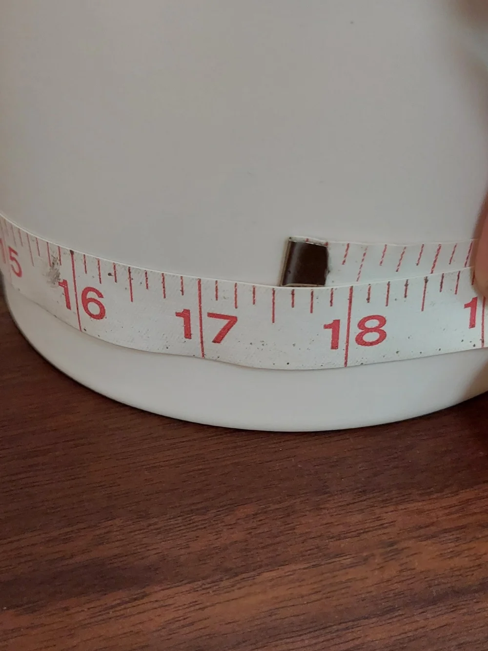 IKEA Vintage White Matte Neck Vase - Minimalist Home Accent